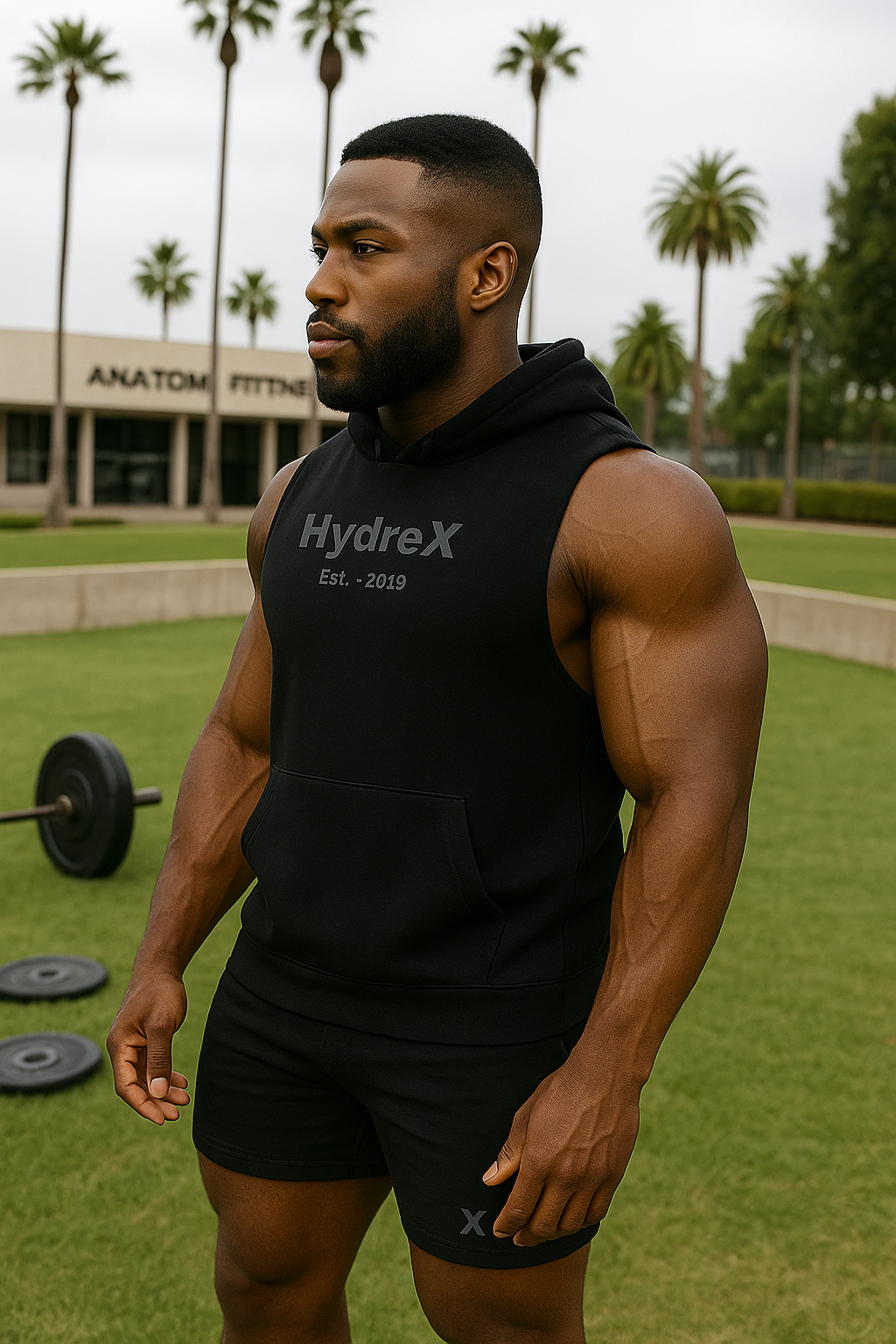 Sleeveless hoodie property