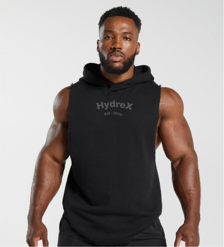 Sleeveless hoodie property